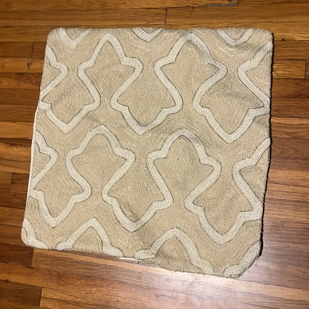 Pottery Barn beaded embroidered pillowcase - Picture 1 of 6